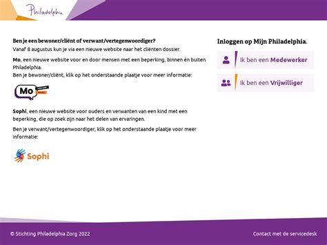 philadelphia inloggen medewerkers|mijn philadelphia inloggen verwanten.